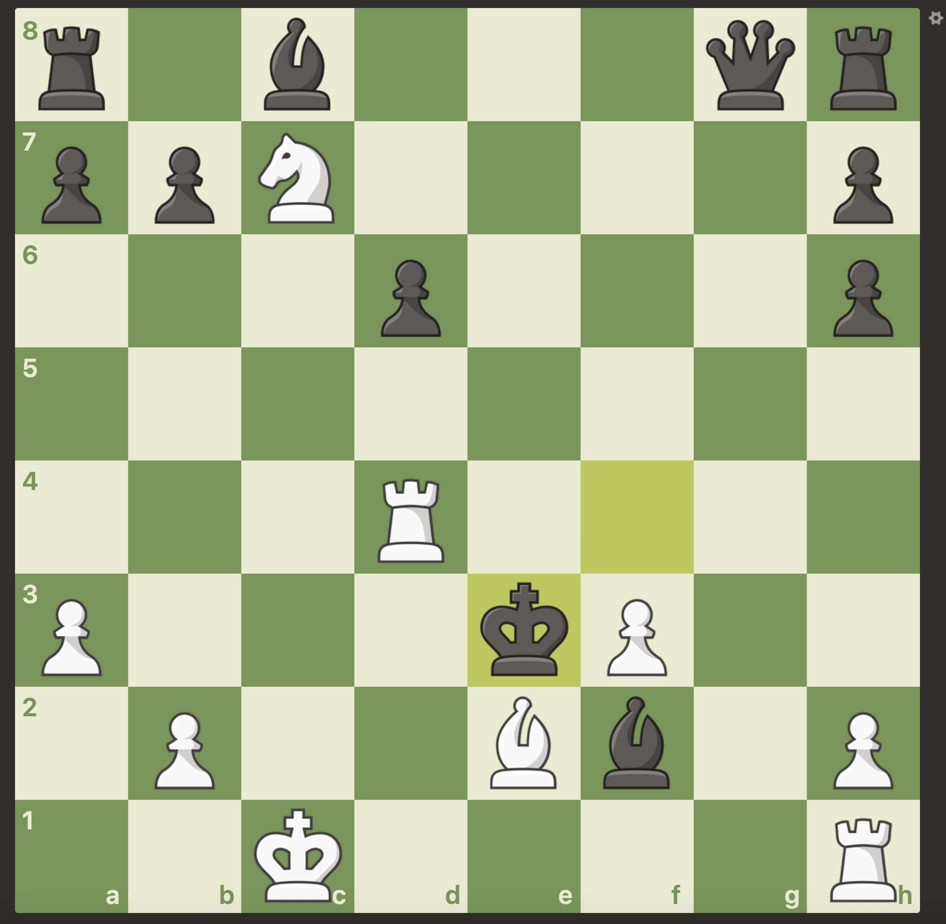 Chess position discussed by Lestrade